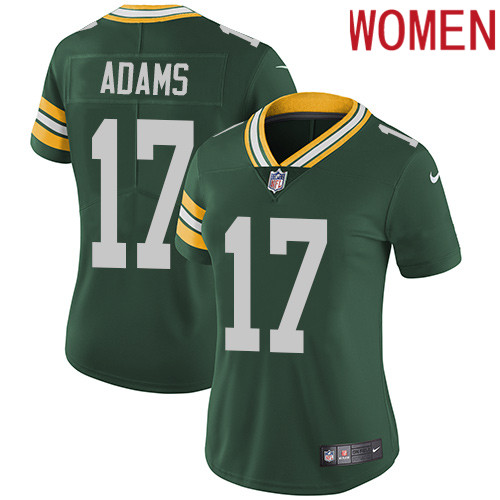 2019 Women Green Bay Packers #17 Adams green Nike Vapor Untouchable Limited NFL Jersey